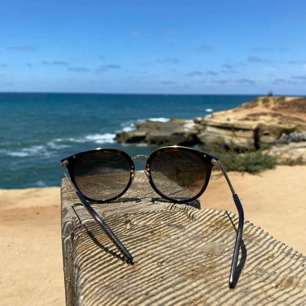 Saint Laurent Unisex Havana/Gold - Brown SL 117/K 003 Sunglasses 🕶 - Picture 8 of 8